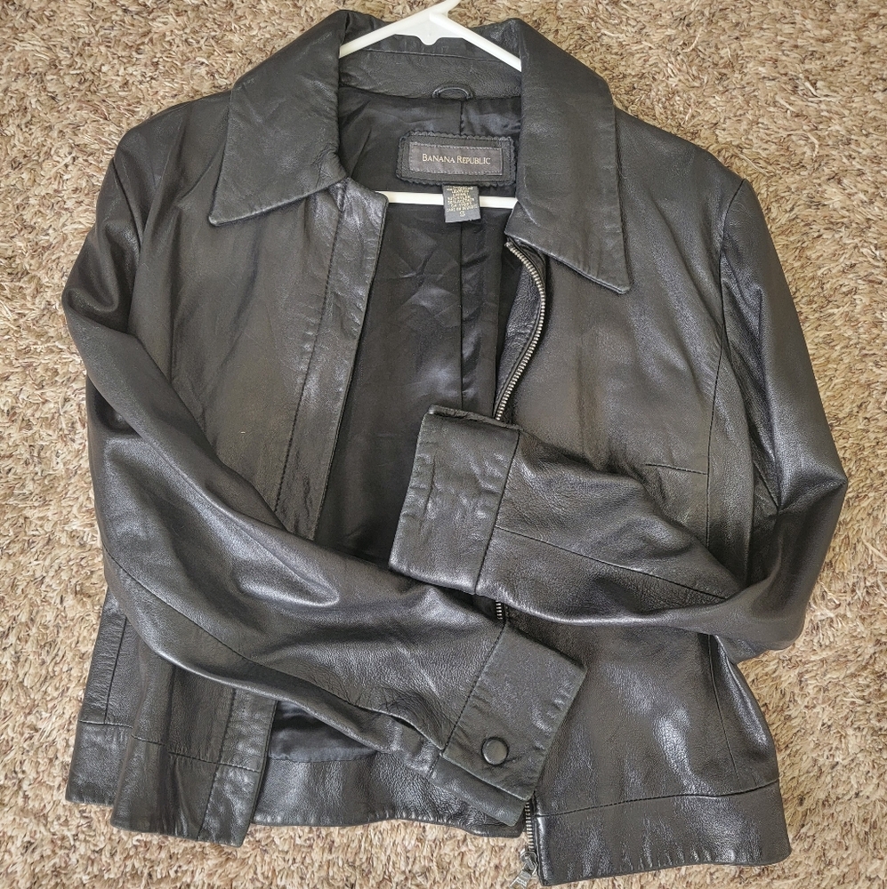 Genuine Black leather jacket